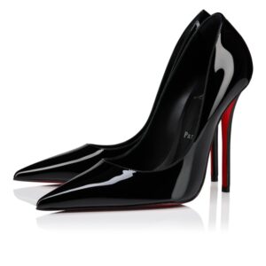 Christian Louboutin Miss Z 120 mm Pumps – Black Patent Calf