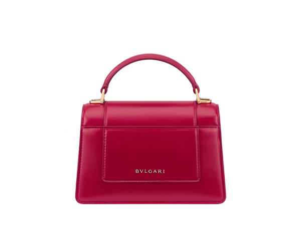 Bvlgari Serpenti Forever Mini Top Handle Bag – Royal Ruby Calf Leather - Image 2