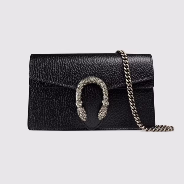 Gucci Dionysus Mini Shoulder Bag – Black Leather