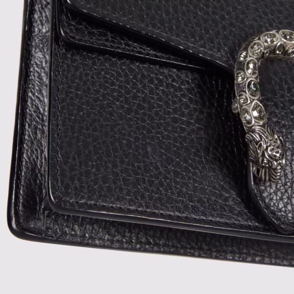 Gucci Dionysus Mini Shoulder Bag – Black Leather - Image 7
