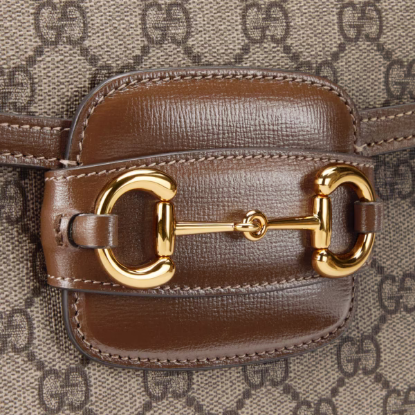 Gucci Horsebit 1955 Shoulder Bag – GG Supreme Canvas - Image 5