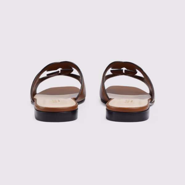 Gucci Lido Slide Sandals – Leather - Image 3