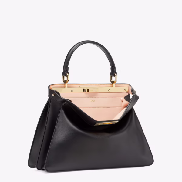 Fendi Peekaboo ISeeU – Medium, Black Calfskin - Image 5