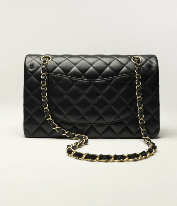 Chanel Classic Flap Bag – Medium, Black Caviar - Image 3
