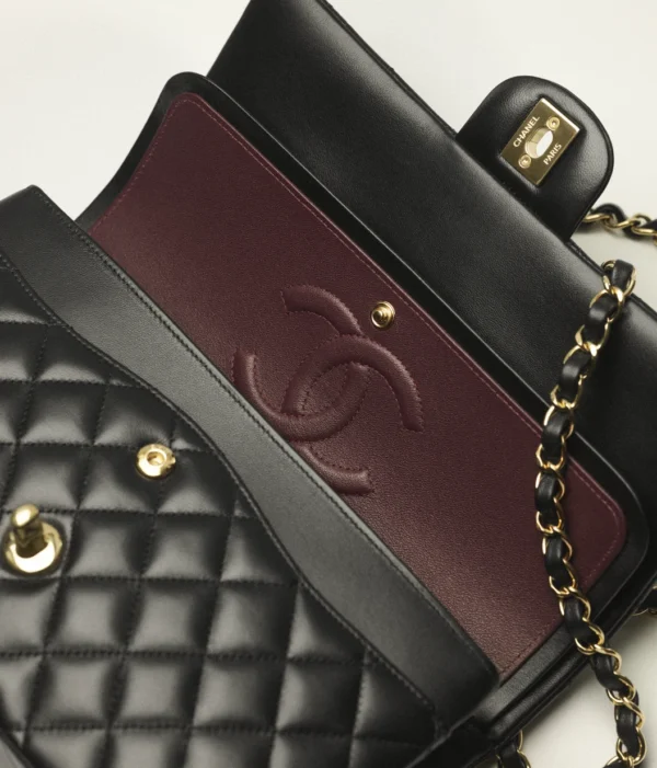 Chanel Classic Flap Bag – Medium, Black Caviar - Image 4