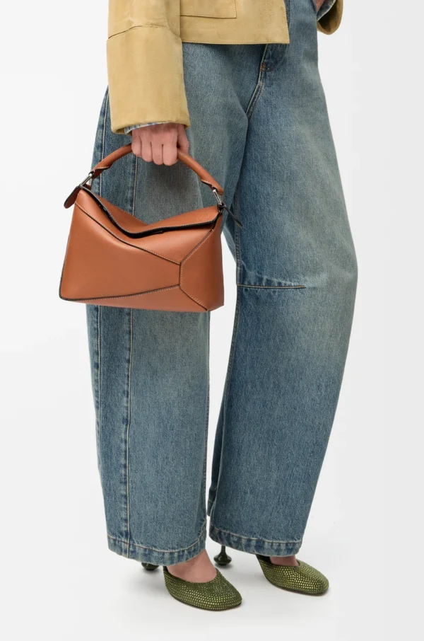Loewe Small Puzzle Edge Bag – Tan Calfskin - Image 2