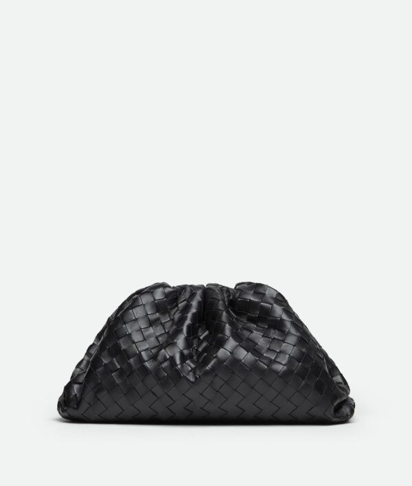 Bottega Veneta Mini Pouch – Black Intrecciato Leather