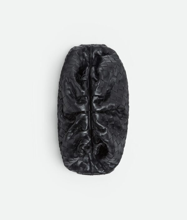 Bottega Veneta Mini Pouch – Black Intrecciato Leather - Image 2