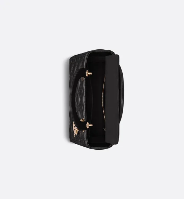 Dior Lady Dior – Medium, Black Cannage Lambskin - Image 5