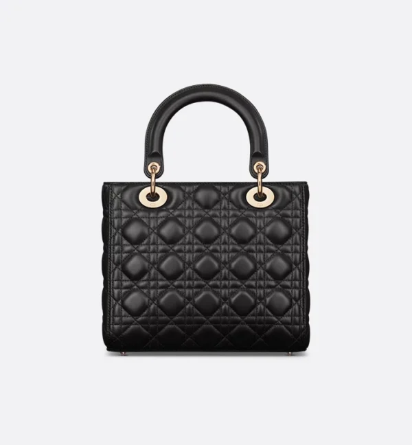 Dior Lady Dior – Medium, Black Cannage Lambskin - Image 7