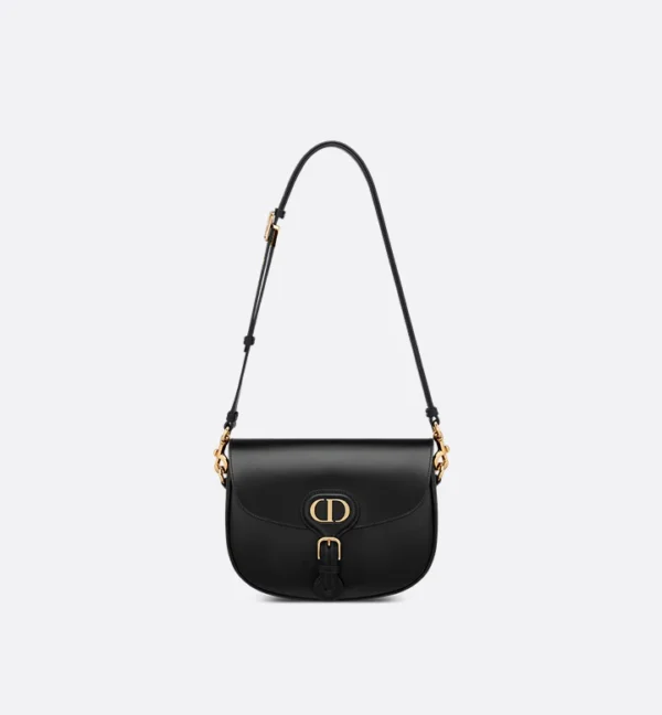 Dior Bobby Bag – Black Box Calfskin - Image 2