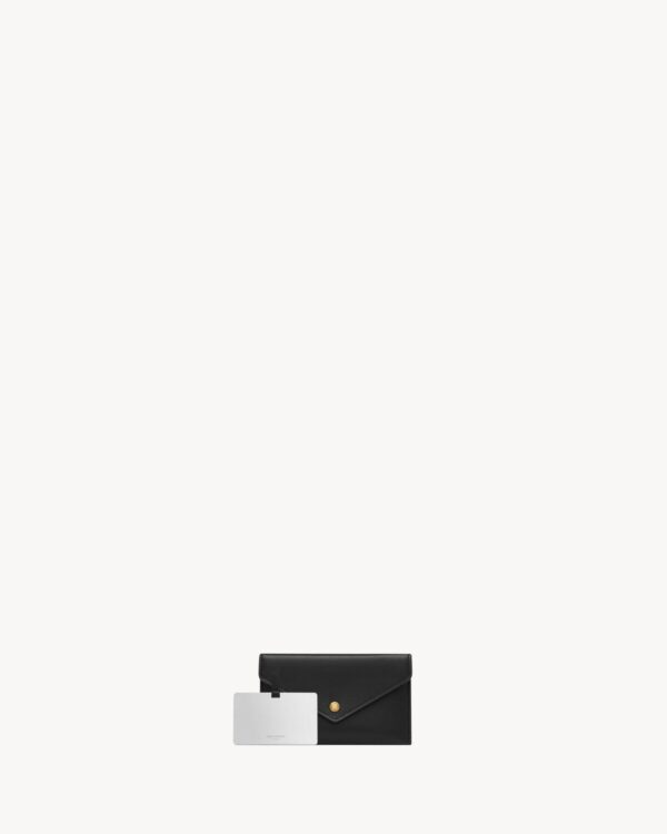 Saint Laurent Loulou Small Shoulder Bag – Black Chevron-Quilted Lambskin - Image 2
