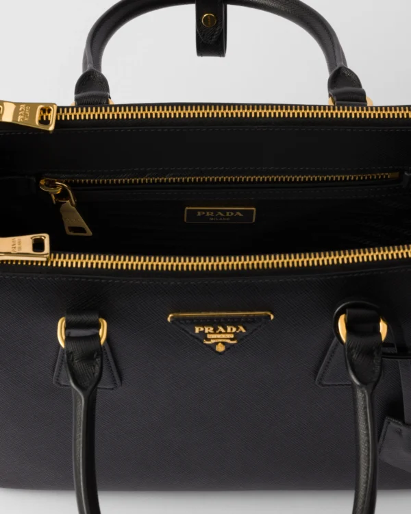 Prada Galleria Medium Saffiano Leather Tote – Black - Image 6