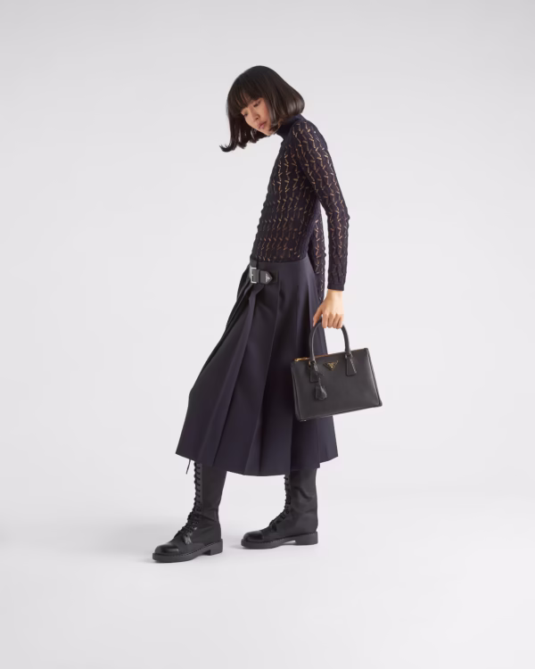 Prada Galleria Medium Saffiano Leather Tote – Black - Image 3