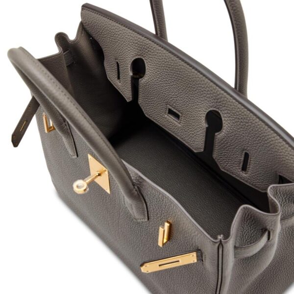 Hermès Birkin 30 – Togo Leather, Etoupe - Image 2